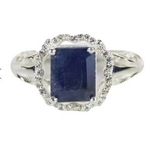 Sapphire Blue Gorgeous Ring